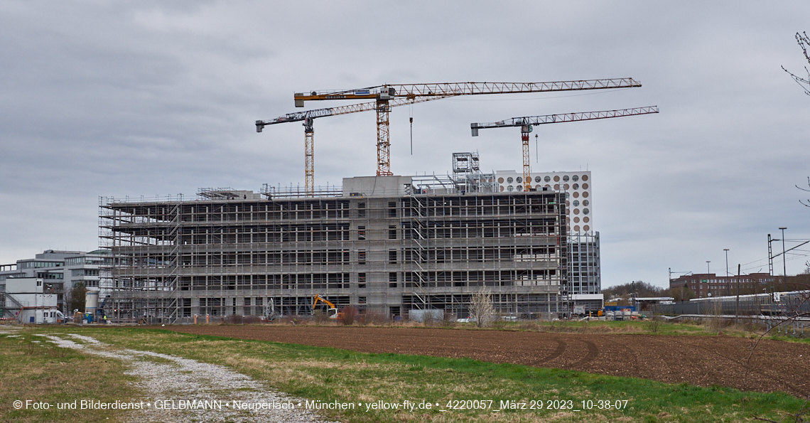 29.03.2023 - Baustelle REVO und Umgebung in Neuperlach